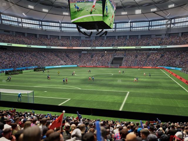 BC Place Stadium - Section 252 Seat View