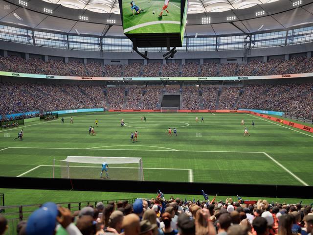 BC Place Stadium - Section 254 Seat View