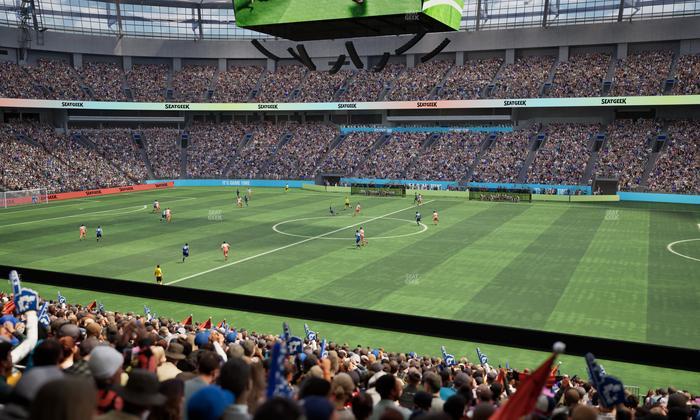 BC Place Stadium - Section 338 Seat View