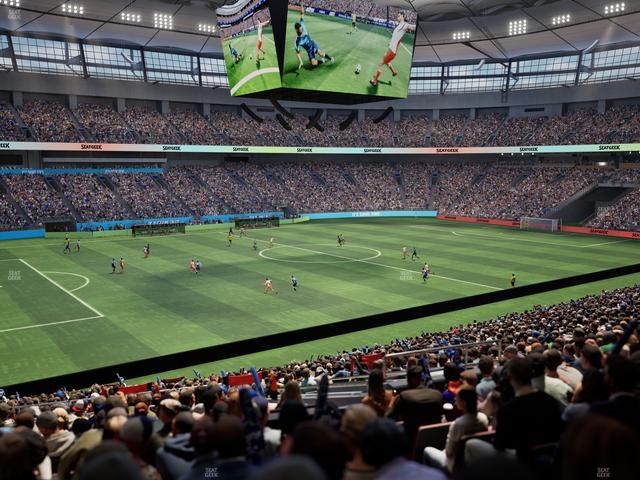 BC Place Stadium - Section 346 Seat View