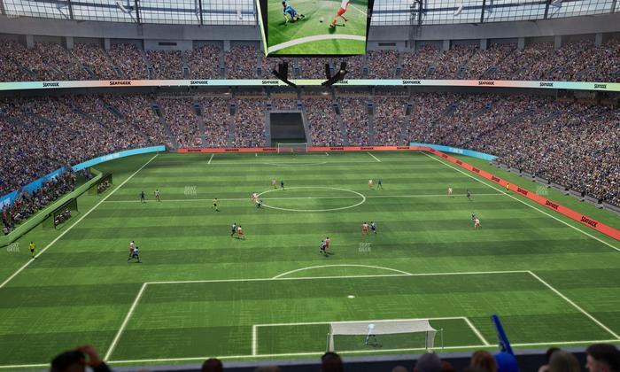 BC Place Stadium - Section 401 Seat View