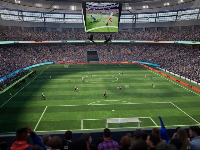 BC Place Stadium - Section 401 Seat View