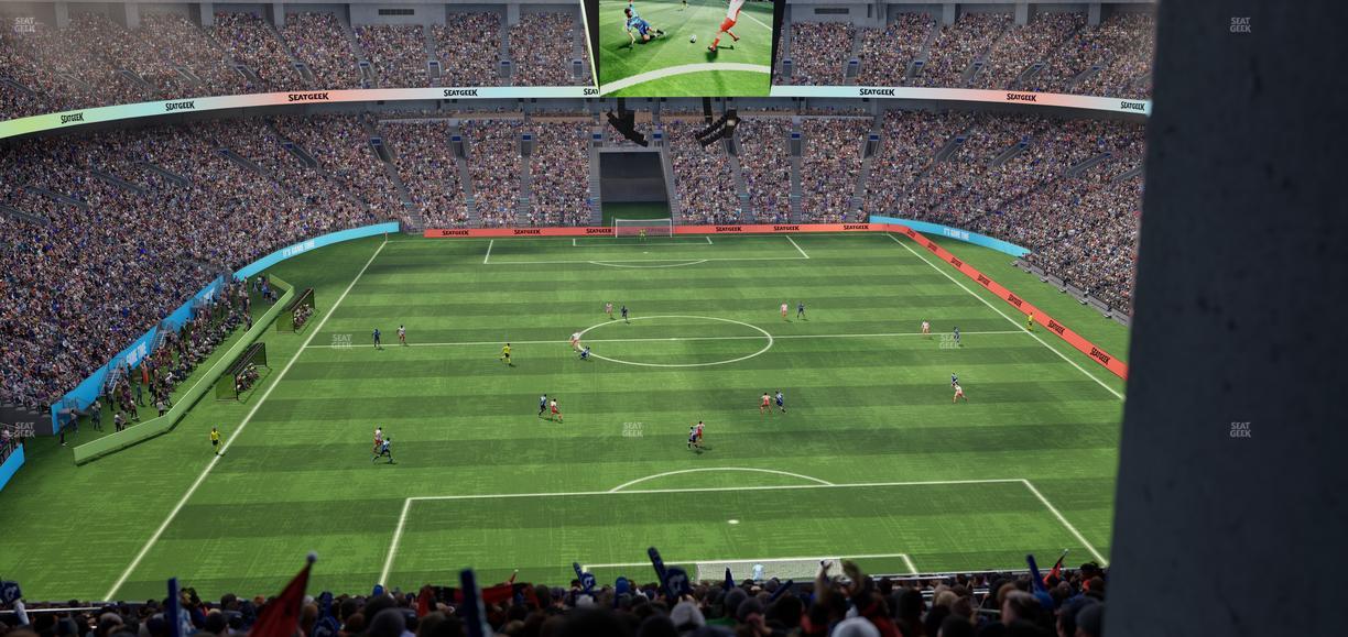 BC Place Stadium - Section 401 Seat View