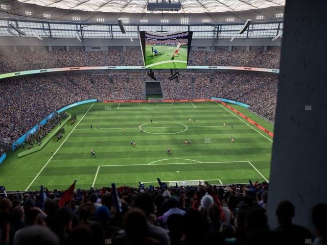 BC Place Stadium - Section 401 Seat View