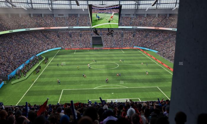 BC Place Stadium - Section 401 Seat View