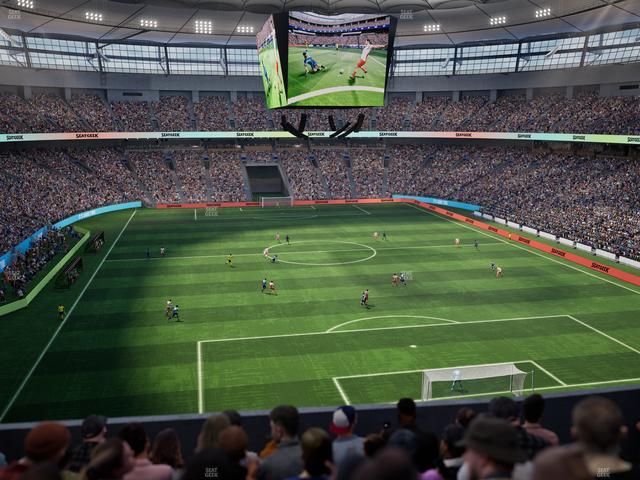 BC Place Stadium - Section 402 Seat View