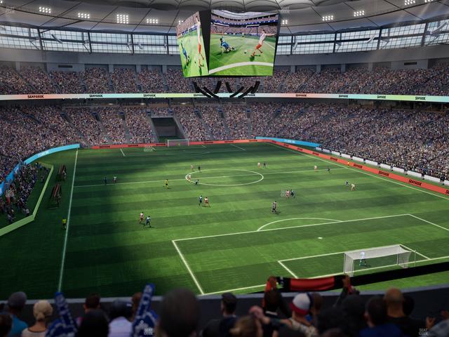 BC Place Stadium - Section 403 Seat View