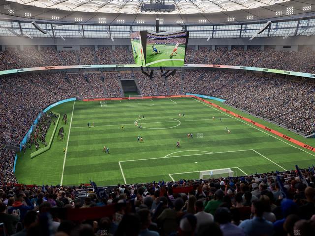 BC Place Stadium - Section 403 Seat View