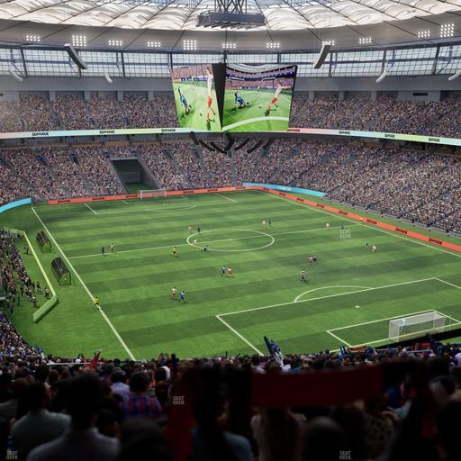 BC Place Stadium - Section 404 Seat View