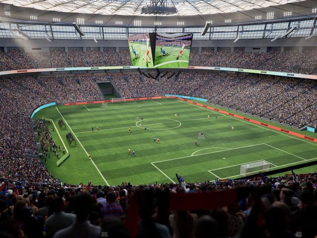 BC Place Stadium - Section 404 Seat View
