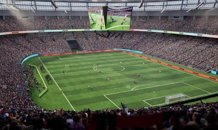 BC Place Stadium - Section 404 Seat View