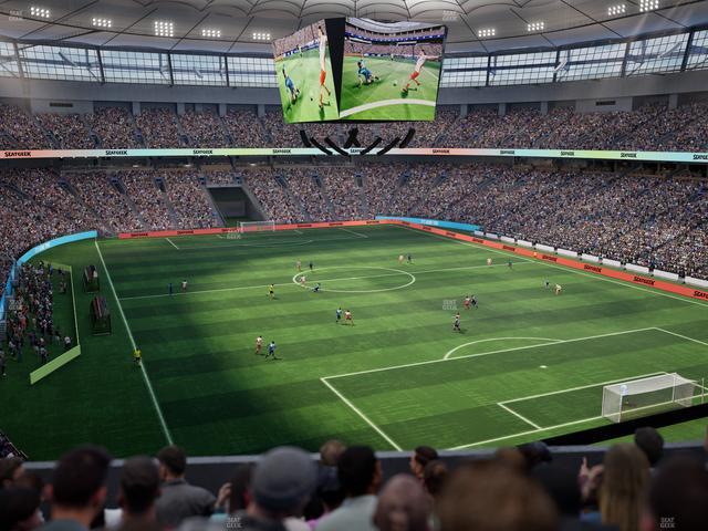 BC Place Stadium - Section 404 Seat View
