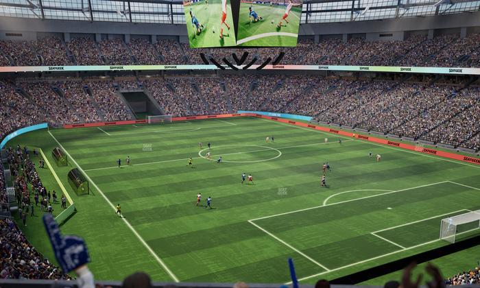 BC Place Stadium - Section 405 Seat View