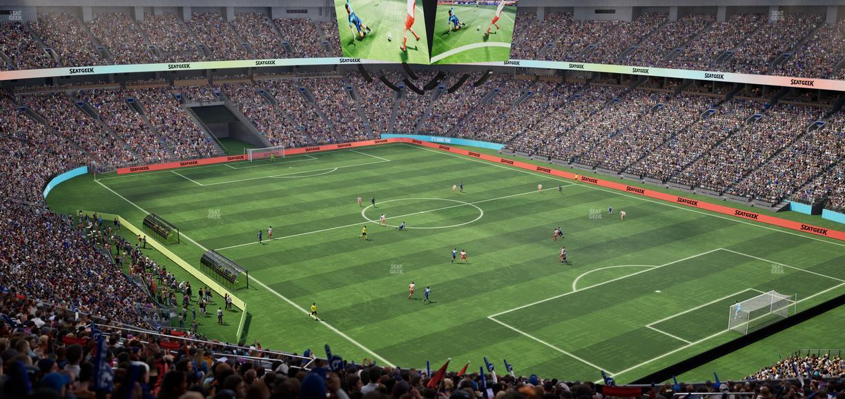 BC Place Stadium - Section 406 Seat View