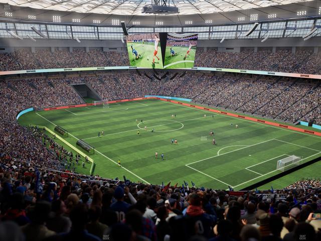 BC Place Stadium - Section 406 Seat View