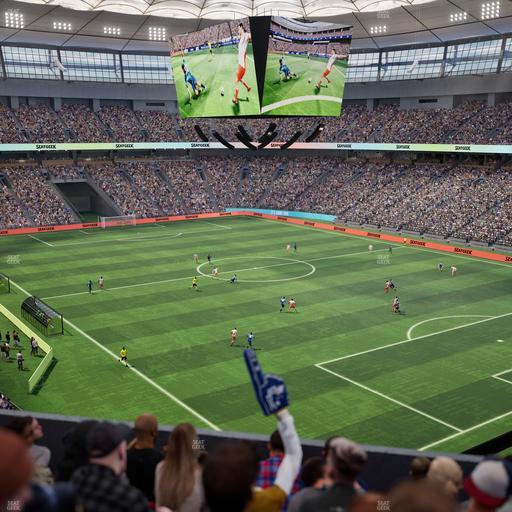 BC Place Stadium - Section 406 Seat View