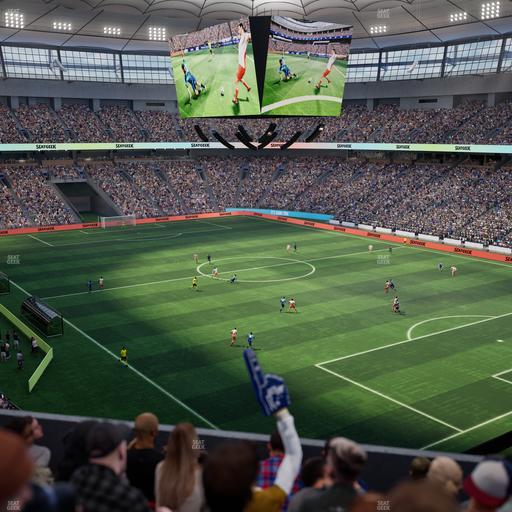 BC Place Stadium - Section 406 Seat View