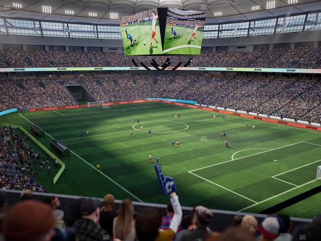 BC Place Stadium - Section 406 Seat View