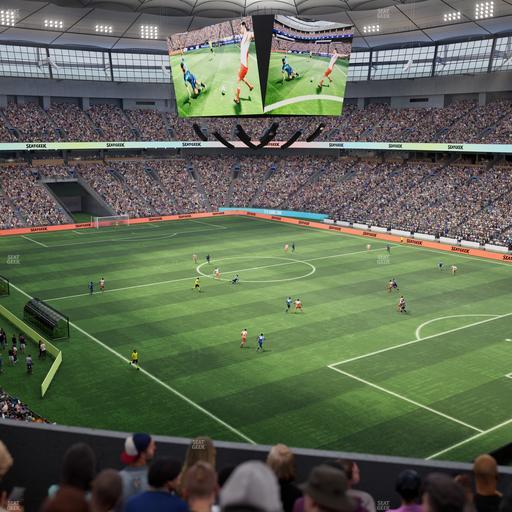 BC Place Stadium - Section 407 Seat View