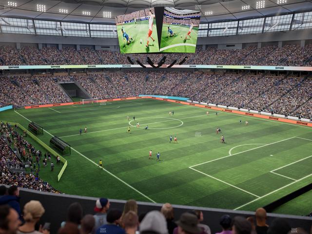 BC Place Stadium - Section 407 Seat View
