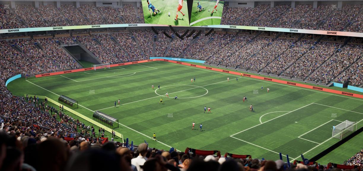 BC Place Stadium - Section 407 Seat View