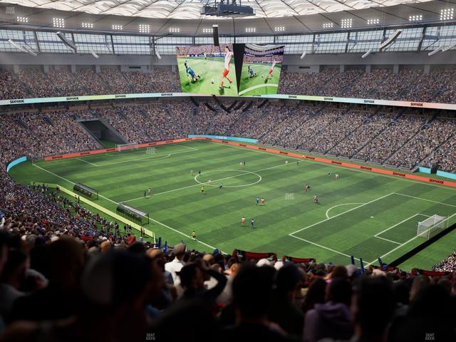BC Place Stadium - Section 407 Seat View