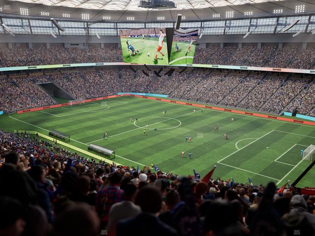 BC Place Stadium - Section 408 Seat View