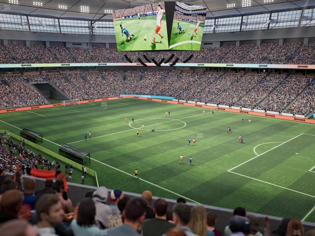 BC Place Stadium - Section 408 Seat View