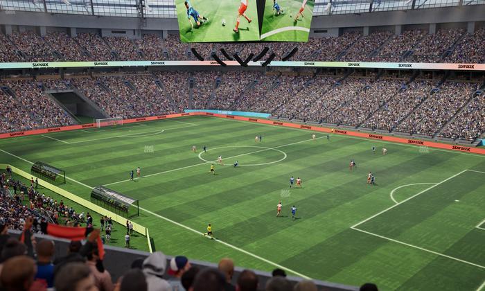 BC Place Stadium - Section 408 Seat View