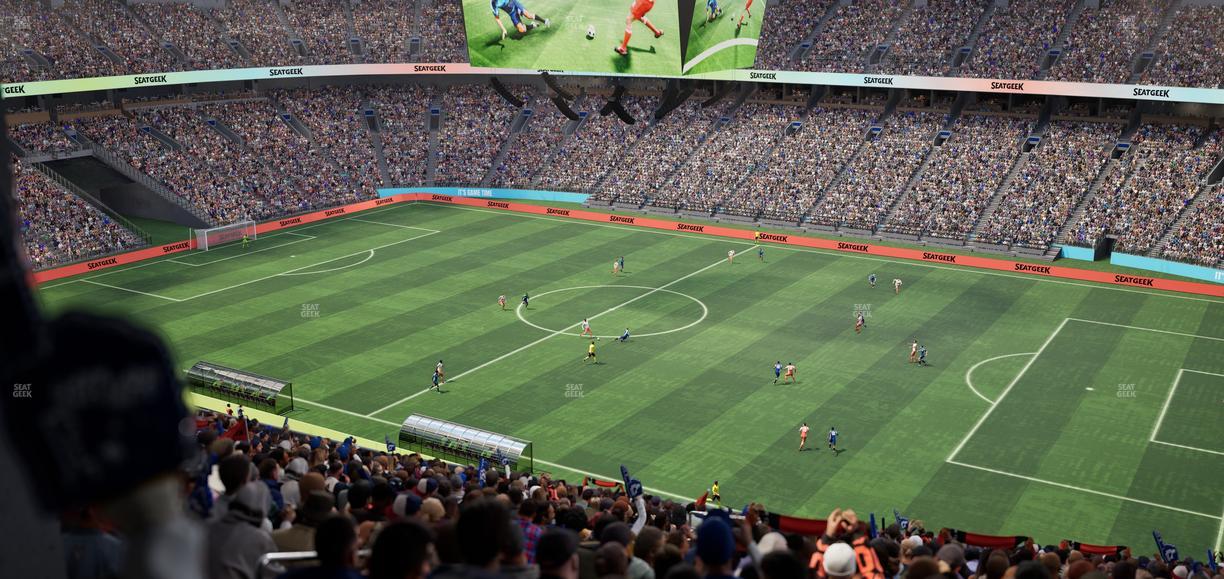 BC Place Stadium - Section 410 Seat View