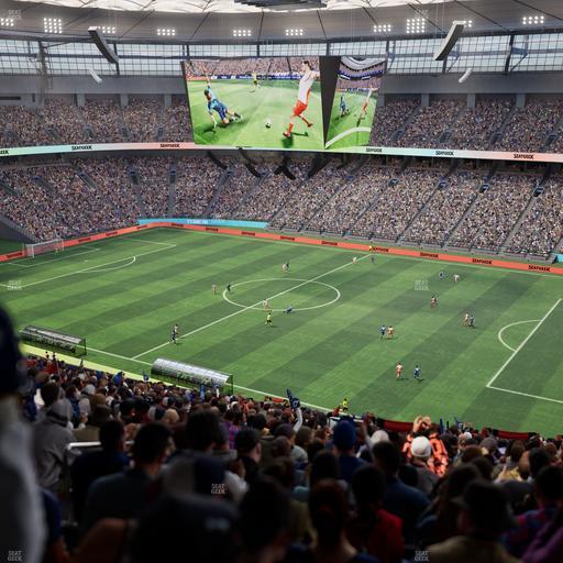 BC Place Stadium - Section 410 Seat View