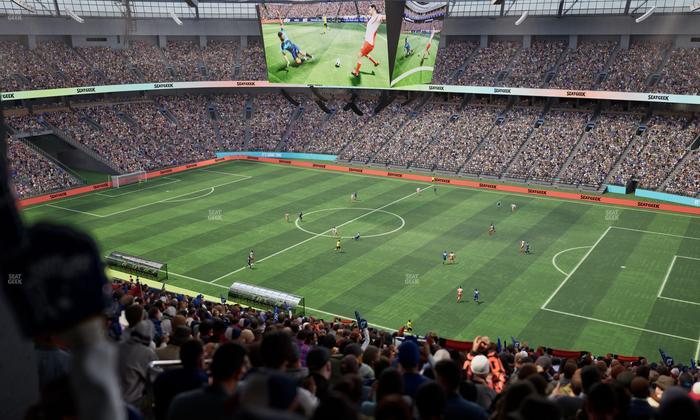 BC Place Stadium - Section 410 Seat View