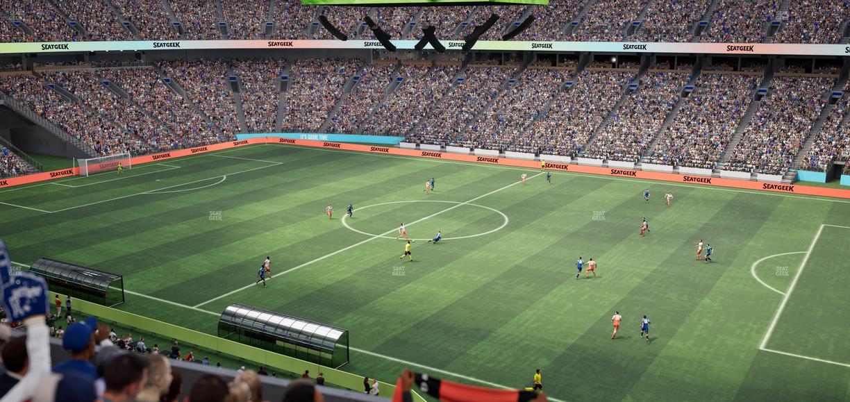 BC Place Stadium - Section 410 Seat View