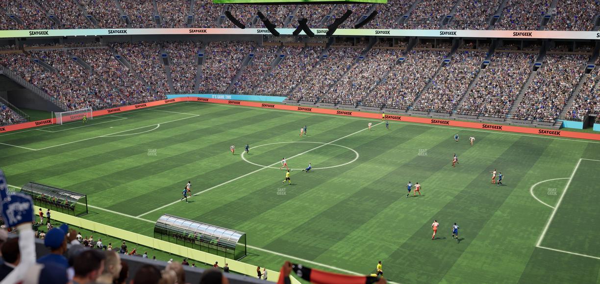 BC Place Stadium - Section 410 Seat View