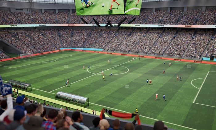 BC Place Stadium - Section 410 Seat View