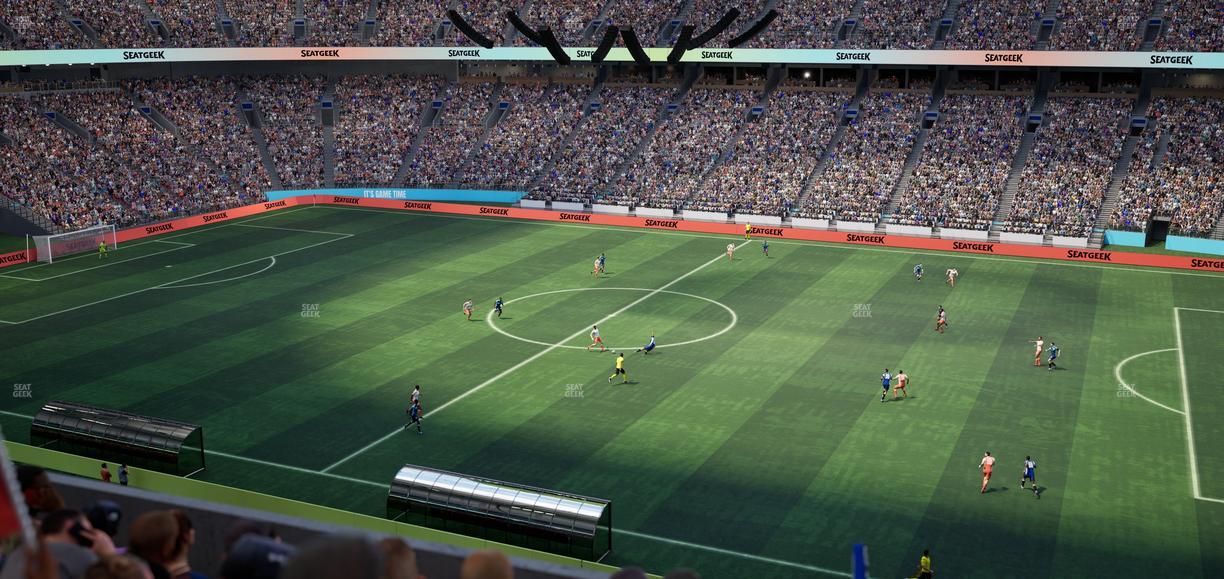 BC Place Stadium - Section 411 Seat View