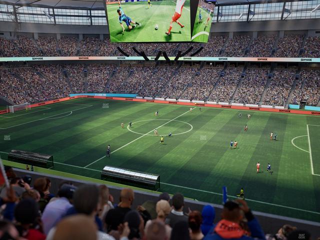 BC Place Stadium - Section 411 Seat View