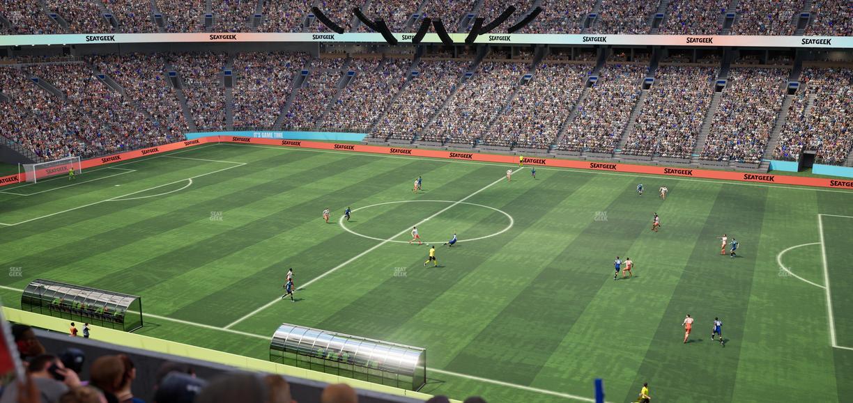 BC Place Stadium - Section 411 Seat View