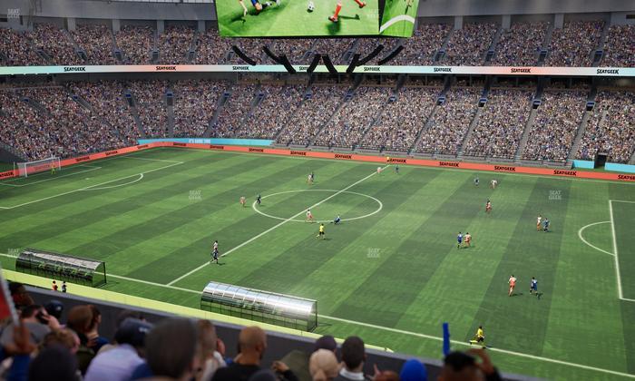 BC Place Stadium - Section 411 Seat View