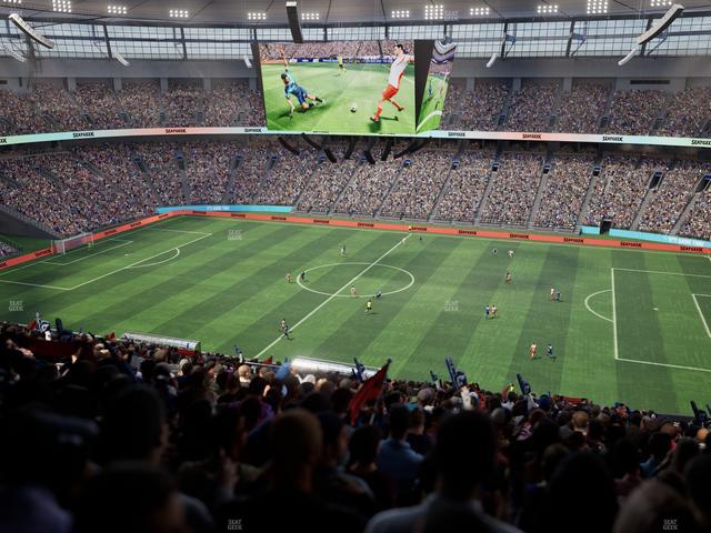 BC Place Stadium - Section 411 Seat View