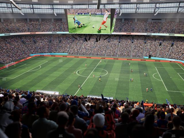 BC Place Stadium - Section 412 Seat View