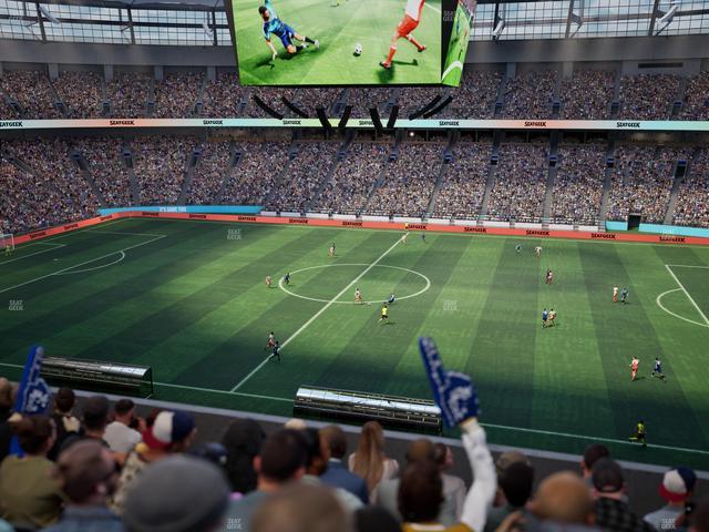 BC Place Stadium - Section 412 Seat View