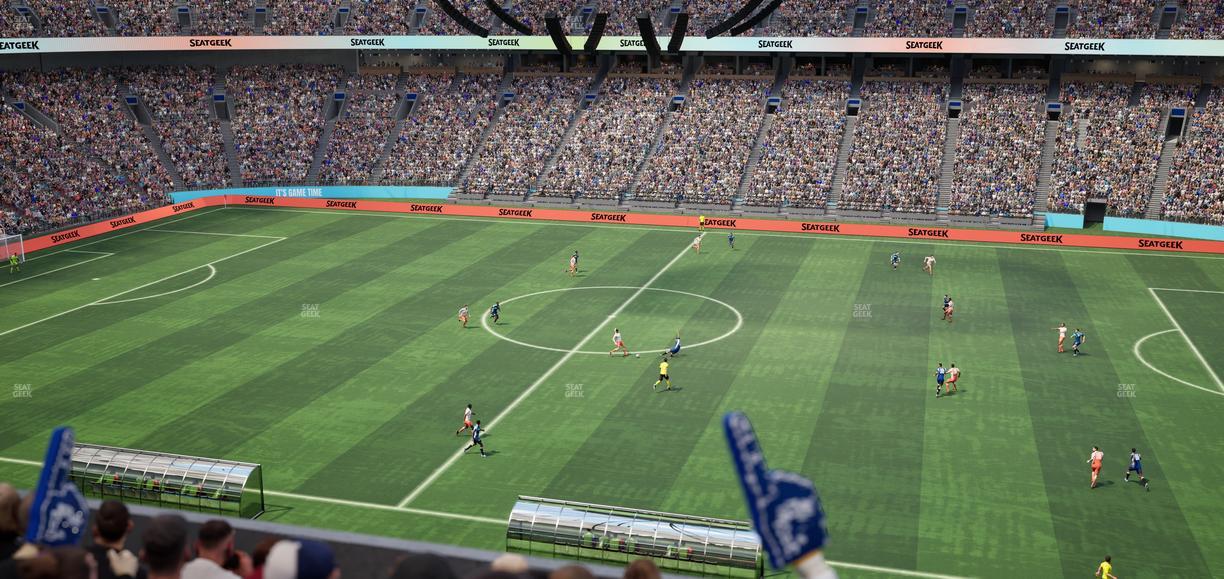 BC Place Stadium - Section 412 Seat View