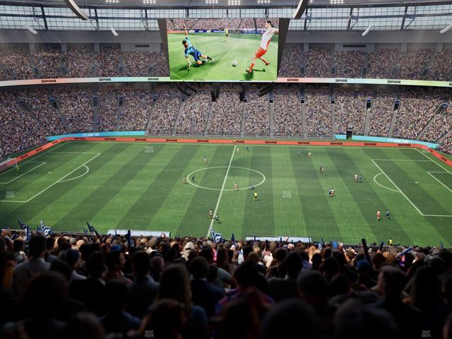 BC Place Stadium - Section 413 Seat View