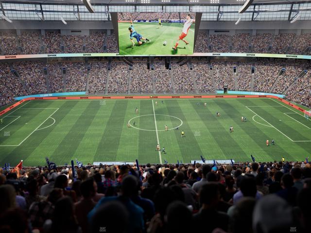 BC Place Stadium - Section 414 Seat View