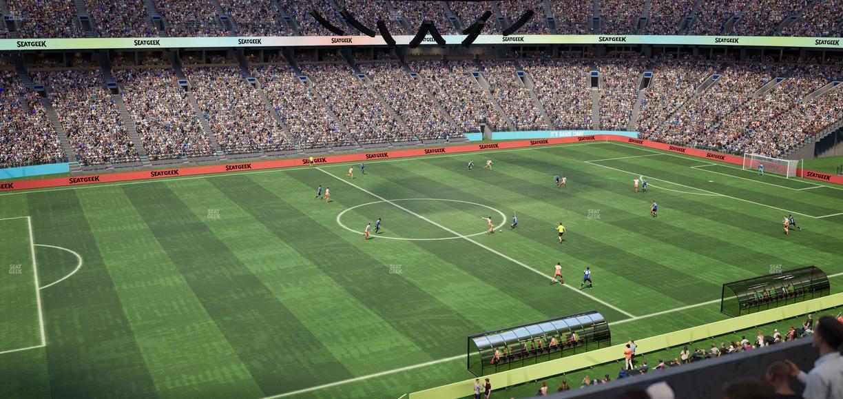 BC Place Stadium - Section 417 Seat View