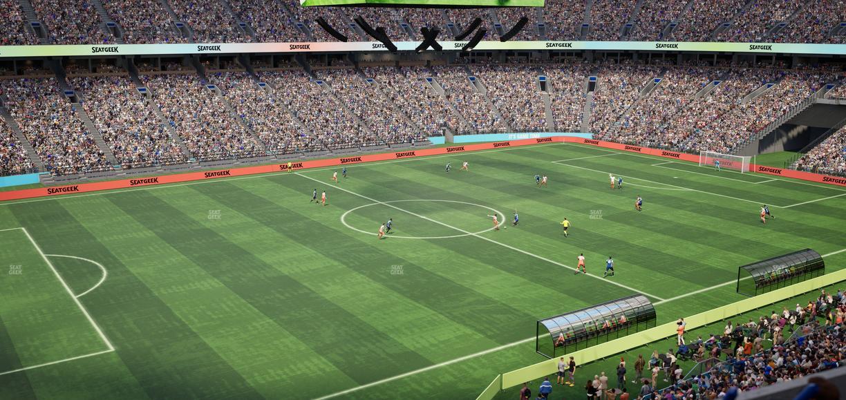 BC Place Stadium - Section 418 Seat View