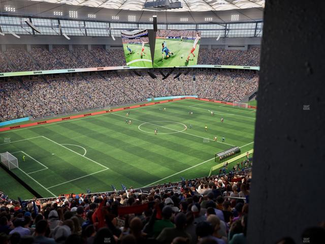 BC Place Stadium - Section 420 Seat View