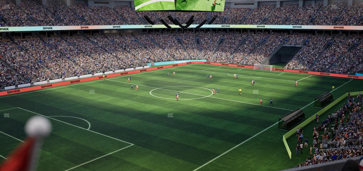 BC Place Stadium - Section 421 Seat View