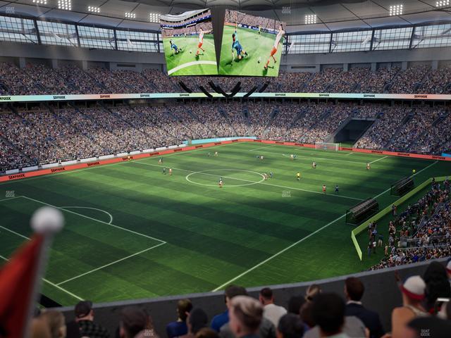 BC Place Stadium - Section 421 Seat View